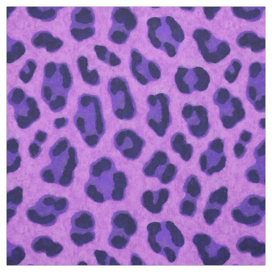 Pink Violet Leopard Tierdruckmuster Stoff (Muster)