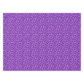 Pink Violet Leopard Tierdruckmuster Tischdecke (Vorderseite (Horizontal))