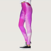 Pink Violet Paint Spritzer Leggings (Links)