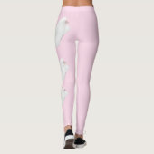 Pink Virginia Blühende Dogwood Staat Leggings (Rückseite)