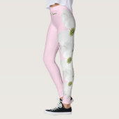 Pink Virginia Blühende Dogwood Staat Leggings (Links)