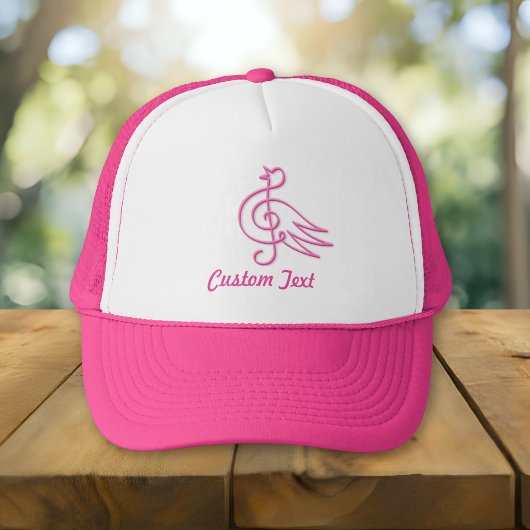 Pink-Vogel-LKWhut Truckerkappe