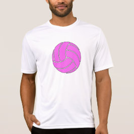 Pink Volleyball Anpassbare Sportmannschaft / Spiel T-Shirt