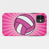 Pink Volleyball Case-Mate iPhone Hülle (Rückseite (Horizontal))