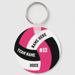 Pink Volleyball Keychains Bulk Cheap Girls Player Schlüsselanhänger
