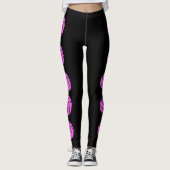 Pink-Volleyball-Leggings Leggings (Vorderseite)