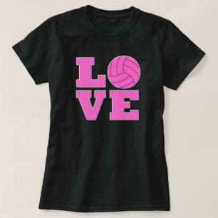 Pink Volleyball Liebe FrauenT - Shirt