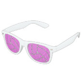 Pink Volleyball Party Shades Sonnenbrille (Schrägansicht)