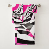 Pink Vortex: Ein karger Abstieg Badhandtuch Set (Insitu)
