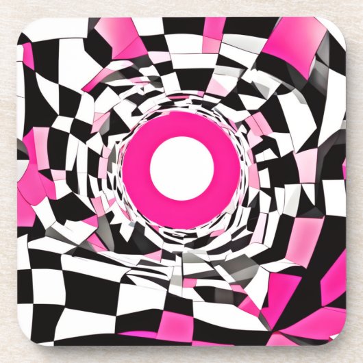 Pink Vortex: Ein karger Abstieg Getränkeuntersetzer (Vorderseite)