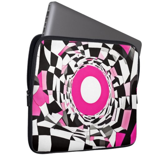 Pink Vortex: Ein karger Abstieg Laptopschutzhülle (Vorne Rechts)