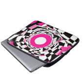 Pink Vortex: Ein karger Abstieg Laptopschutzhülle (Vorne Knopf)