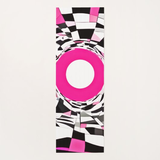 Pink Vortex: Ein karger Abstieg Yogamatte (Rückseite)