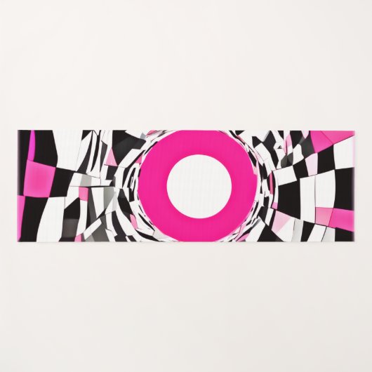 Pink Vortex: Ein karger Abstieg Yogamatte (Vorderseite (Horizontal))