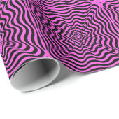Pink Vortex Geschenkpapier (Rolleneckpunkt)