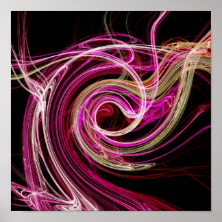 Pink Vortex Poster