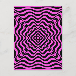 Pink Vortex Postkarte