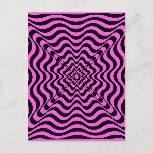 Pink Vortex Postkarte (Vorderseite)