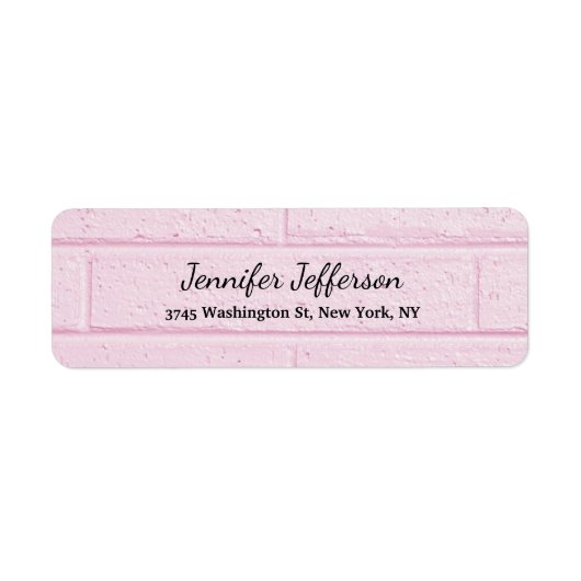 Pink Wall Handwriting Script Creative Schlicht (Vorne)