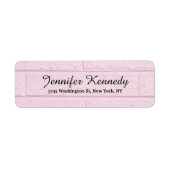 Pink Wall Unique Class Script Creative Schlicht (Vorne)