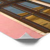 Pink Wall Window Foto Value Poster Paper (Matte) (Ecke)