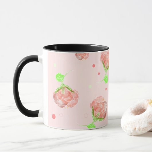 Pink Waltz Tasse (Mit Donut)