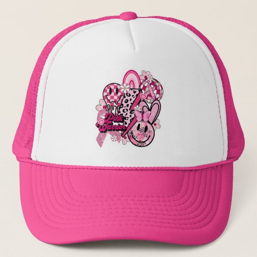 Pink Warrior  Truckerkappe (Vorderseite)
