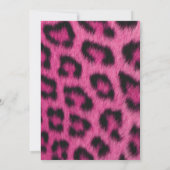 Pink-Wäsche-Duschen-Einladung Einladung (Rückseite)