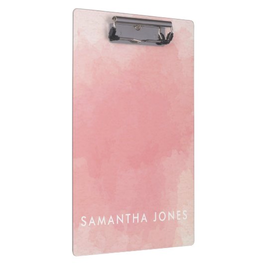 Pink Wasserfarbe Farbe Pastellfarben Klemmbrett (Rechts)