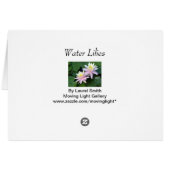 Pink Water Lilies (Rückseite Horizontal)