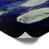 Pink Water-Lilies: 1897-99 von Monet Poster (Ecke)