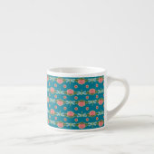 Pink Water Lilies and Dragonflies Espresso Tasse (Rechts)