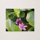 Pink Water Lilly, Lotus Blume Puzzle (Horizontal)