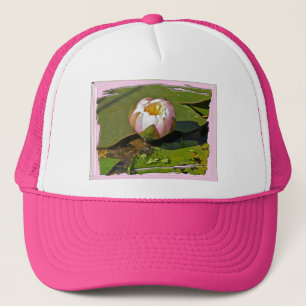 Pink Water-Lily-Bud Truckerkappe