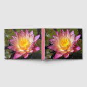 Pink Water Lily Foto Gästebuch (Voll)