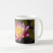 Pink Water Lily Foto Kaffeetasse (VorderseiteRechts)