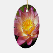 Pink Water Lily Foto Keramik Ornament (Rechts)
