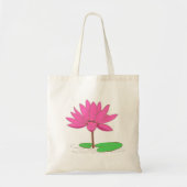 Pink Water Lily Toe Bag Tragetasche (Vorne)
