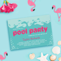 Pink Water Splash - Kindergeburtstag Pool Party