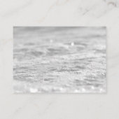 Pink Watercolo Snowflakes Baby Duschberatung Karte (Rückseite)