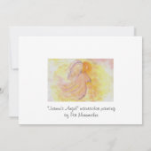 Pink Watercolor Angel (Rückseite)