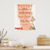 Pink Watercolor Aqiqah Aqeeqah Poster-Zeichen Poster (Küche)