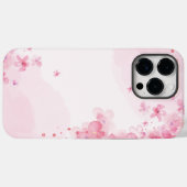 Pink Watercolor Ästhetik Case-Mate iPhone Hülle (Rückseite (Horizontal))