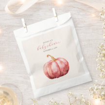 Pink Watercolor Baby Dusche Gefallen Taschen
