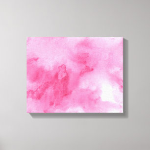 Pink Watercolor Background for your Leinwanddruck