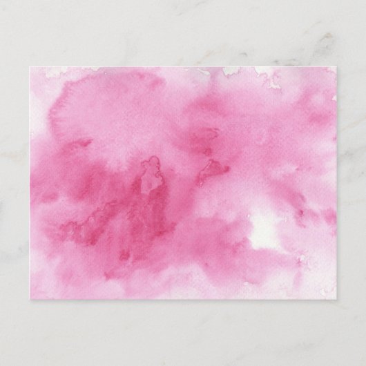 Pink Watercolor Background for your Postkarte (Vorderseite)