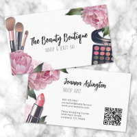 Pink Watercolor Beauty Makeup Artist