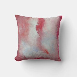 Pink Watercolor Beauty Throw Kissen