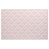 Pink Watercolor Blumengarten Muster Stoff (Fat Quarter (45,7 x 55,9 cm))