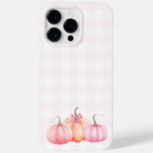 Pink Watercolor Bow Pumpkins für den Fall Case-Mate iPhone 14 Pro Max Hülle